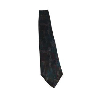 Ferrell Reed for Johnston & Murphy Tie Jazz Musicians Cityscape Silk USA Swiss